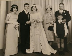 Terry Zampin & Lui Mazzarolo's wedding day 5 December 1965 